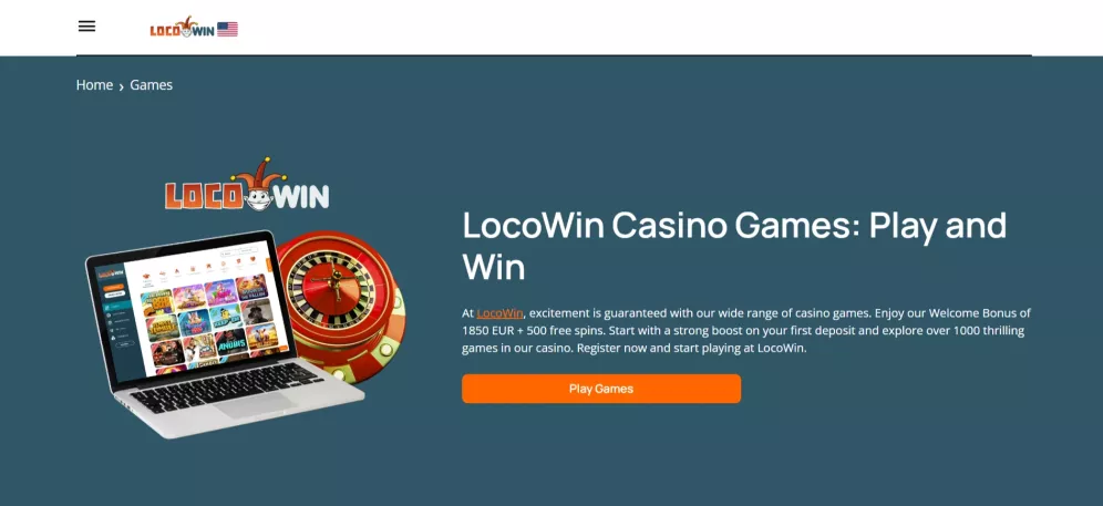 Locowin Casino – Tot €1.850 + 500 Gratis Spins welkomstbonus voor Nederlandse spelers